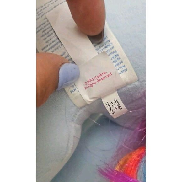 My Little Pony Rainbow Dash Build A Bear 16" Blue Plush Stuffed Animal 2013 - Picture 9 of 9